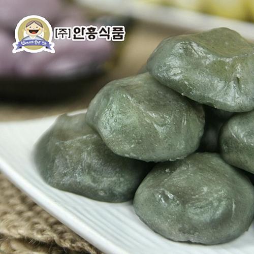 [안흥식품] 금바위 쑥 감자송편 600g x 3팩 간식 떡 주전부리 전통떡