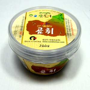 [무료배송] 곰취나물 절임(용기 200g)